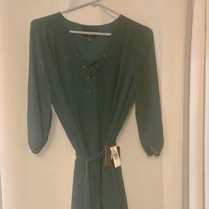 IZ Byer Women’s Dress - Dark Teal Size Large